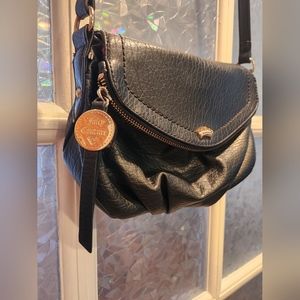Juicy Couture Black Leather Crossbody